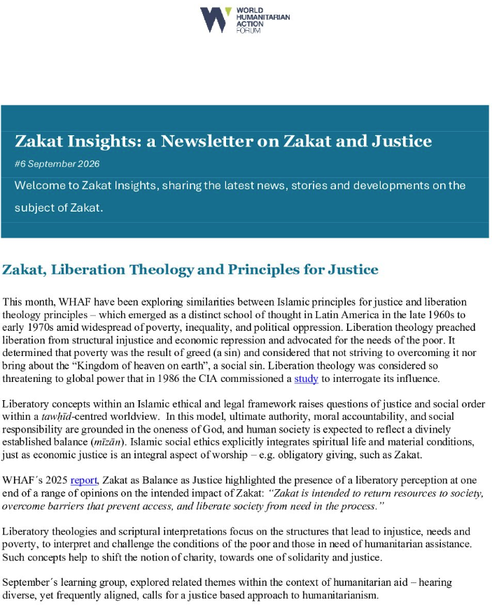 Zakat Insights Newsletter #6 – September 2026